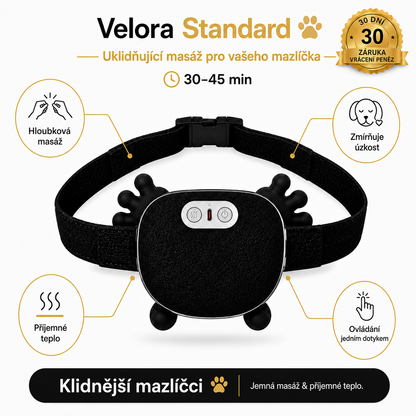 Velora – uklidňující masážní přístroj pro mazlíčky